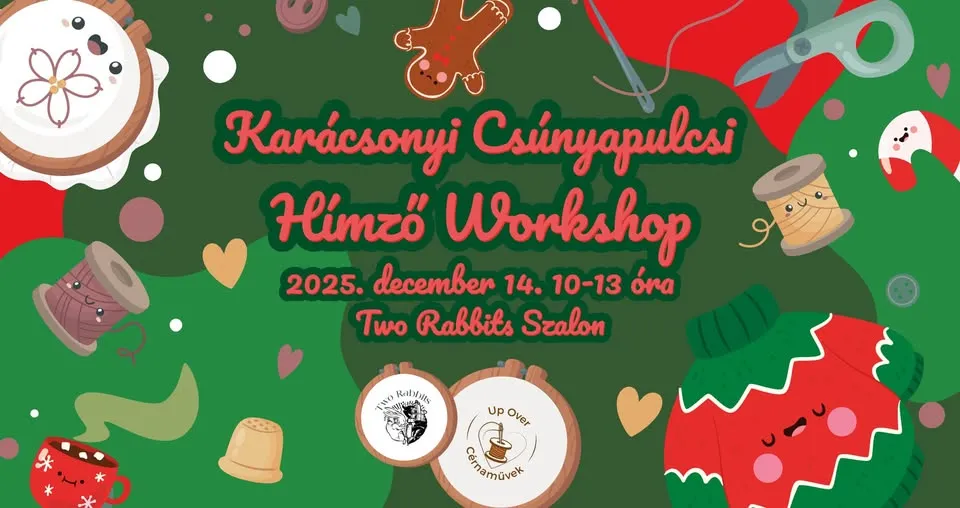 Csúnyapulcsi - Hímzős Workshop a Two Rabbits-nél